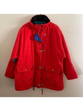 Vintage 90’s London fog red coat